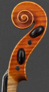 Albert Theodor Heberlein Violine 1947. Geigenschnecke.